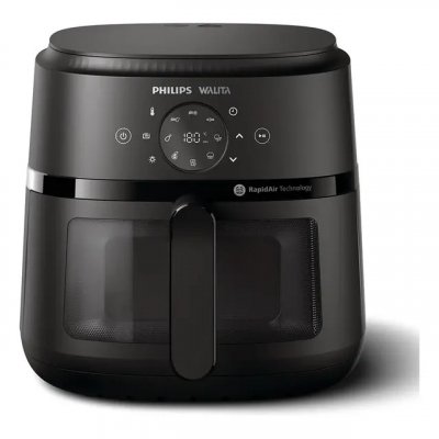 Fritadeira Airfryer Digital Philips Walita NA230/00 Negro