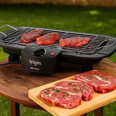Churrasqueira Elétrica De Mesa Bbq Show Elgin 110V