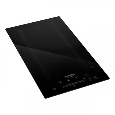 Cooktop De Indução 2 Bocas Dako Com Zona Flexível e 9 Níveis de Potência Mais Turbo