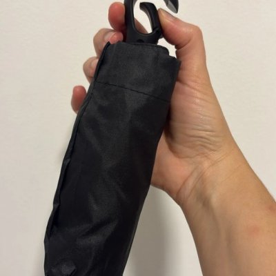 Mini Guarda-chuva Portátil Feminino Preto