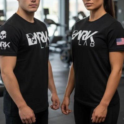 Camiseta Dry-fit Preta Caveira Dark Lab