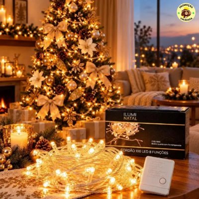 Cordão Pisca Pisca Lph 10 Metros 100 Leds
