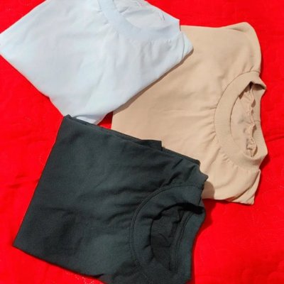 Kit 3 Camisetas Oversized Masculinas Básicas