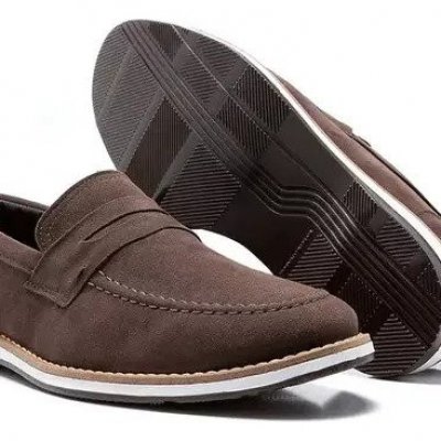 Sapato Mocassim Derby Opus Camurça Clássico