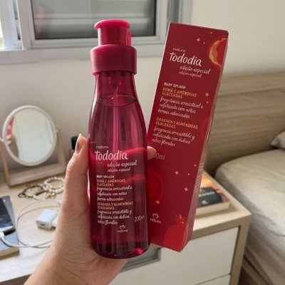 Body Splash Natura Tododia Romã E Amêndoas Glaceadas 200ml