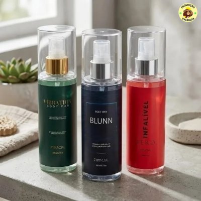 Kit Body Splash Vibration Blunn Infalivel FeroDe