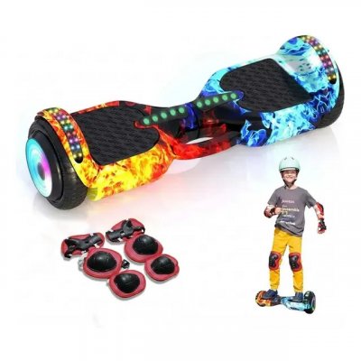 Hoverboard Elétrico Skate Overboard Bluetooth Cor Fogo Gelo Azul - Review