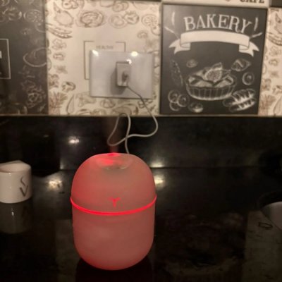 Mini Umidificador de Ar Branco 127/220v