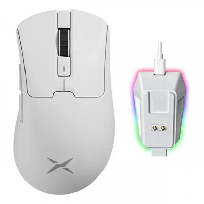 Review: Delux M900pro Mouse Gamer Sem Fio 8000hz Paw3395 com Dock (Branco)