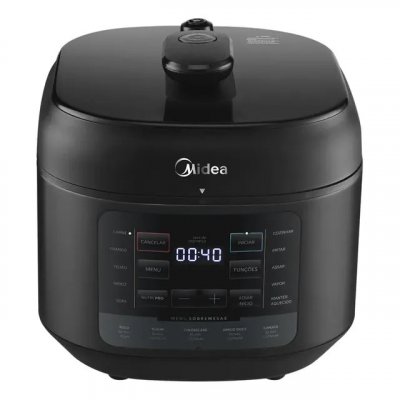 Panela de Pressão Elétrica Midea Nutripro 5L — Preta