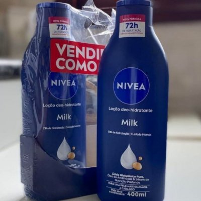 Nivea Kit Loção Hidratante Milk Pele Seca 400ml 2un