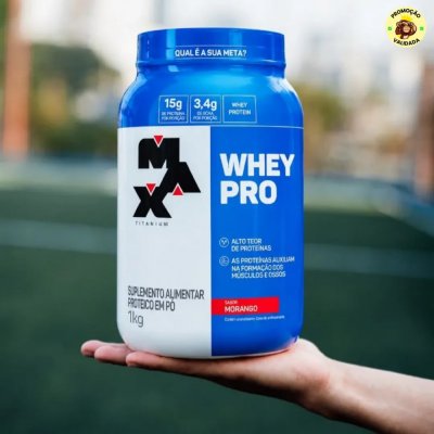 Whey Pro Max Titanium Concentrado 1kg