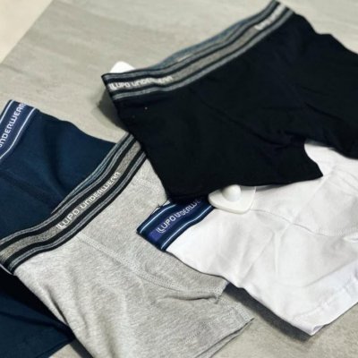 Kit com 10 Cuecas Boxer Lupo Algodão