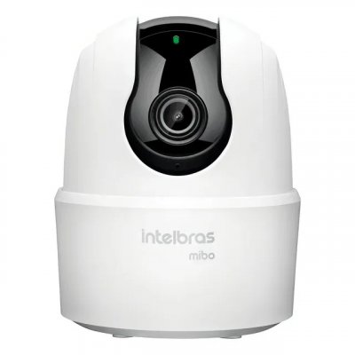 Câmera Inteligente Intelbras Ime 360 3MP com Visão 360 e Wi‑fi (Branco)