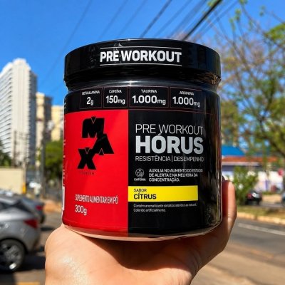 Suplemento Pré-Treino Max Titanium Hórus 300g