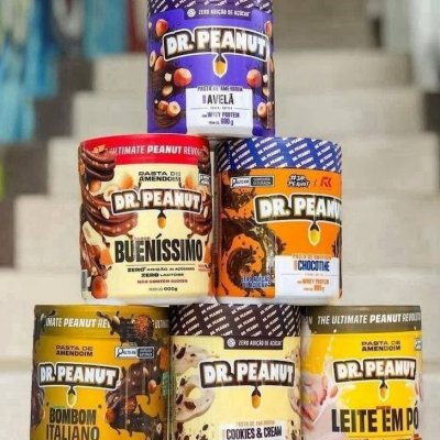 Pasta de Amendoim Whey Protein 600g Dr Peanut