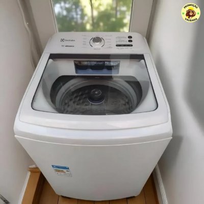 Maquina de Lavar Electrolux 15kg Premium Care com Cesto Inox