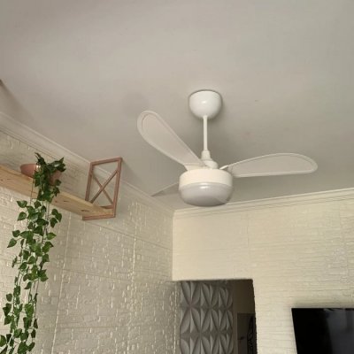 Ventilador de teto com controle 6 velocidades