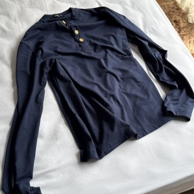 Camisa Henley Masculina Ecológica Mangas Compridas