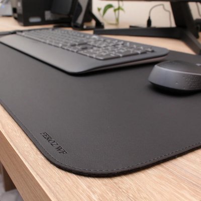 Desk Pad Mouse Pad Couro Sintético 90x45