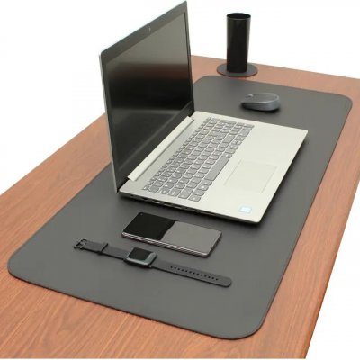 Desk Pad Mouse Pad 90x45 Feroz Wf — Couro Sintético e Brinde
