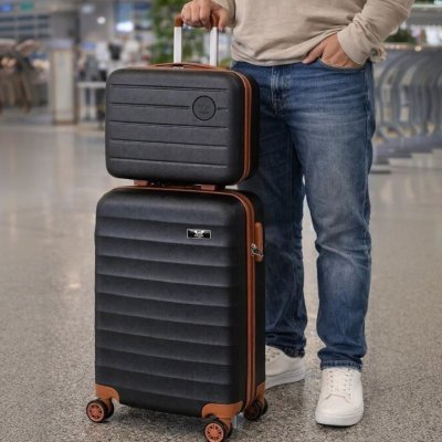 Kit Mala De Viagem 10kg Abs Cadeado 360
