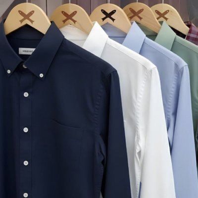 Camisa Básica Manga Longa Slim Hering (4 cores)