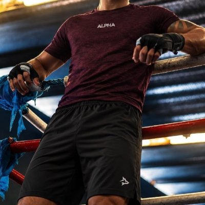 Kit Bermuda + Camiseta Lobo Dry Fitness Alpha