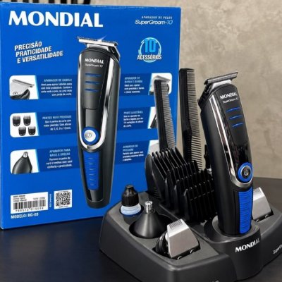 Aparador de Pelos Super Groom 10 Mondial Bivolt