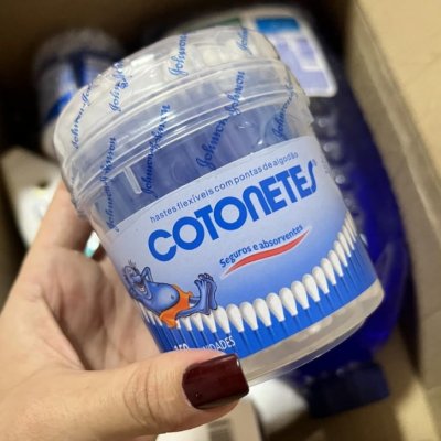 Pote de Cotonetes Hastes Flexíveis, 150un
