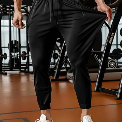 Calça Masculina Tactel Jogger Preto G 40/44