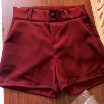 Shorts Alfaiataria Feminino Cintura Alta Verão