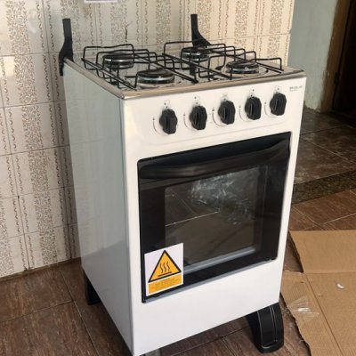 Fogão 4 Bocas New Sirius Braslar Branco