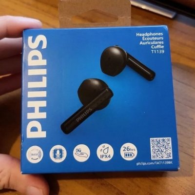 Fone de Ouvido Philips TWS Bluetooth Preto