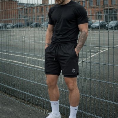 Kit 2 Shorts Masculino Kong 2 em 1 Dry Fit
