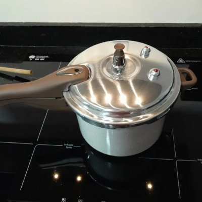 Panela de Pressão Vitrex Ceramic 4,2L Cinza