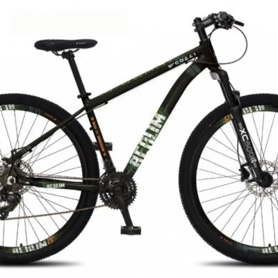 Bicicleta Colli Berlim Aro 29 Disco 21v Preto Verde