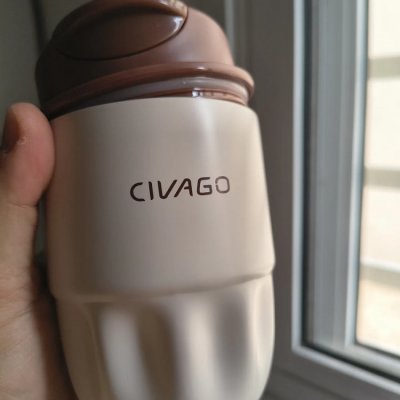 Copo Térmico Inox com Tampa para Café e Chá