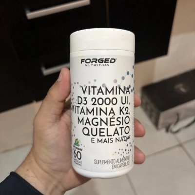 Vitamina D3 2000UI + K2 Mk7 120 Cápsulas