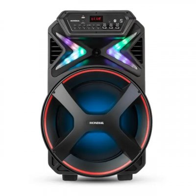 Caixa Amplificada Connect Lights Plus CM-700 Mondial (Preto)