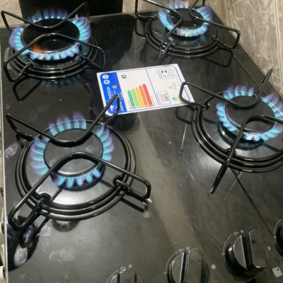 Cooktop 4 Bocas Atlas Agile Up Vidro Bivolt