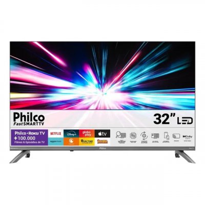 Smart Tv 32 Philco Roku Tv Dolby Áudio Hdr10 P32crb — Smart 32 polegadas com Roku e Dolby
