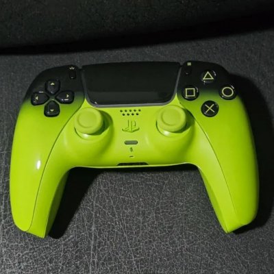 Controle sem fio PlayStation DualSense Remix Green