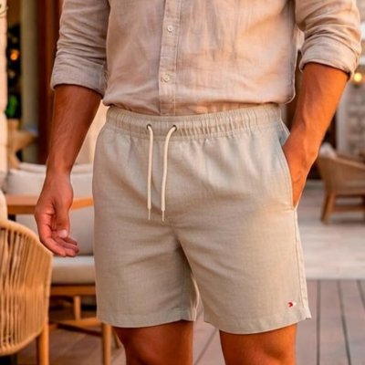 Bermuda Shorts Sandrini Linho Casual