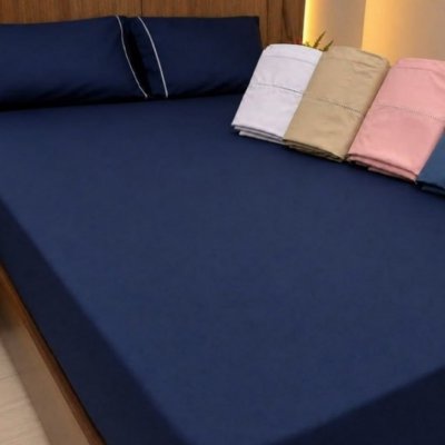 🛏️  Jogo De Lençol 400 Fios Cama Queen 3 Pçs