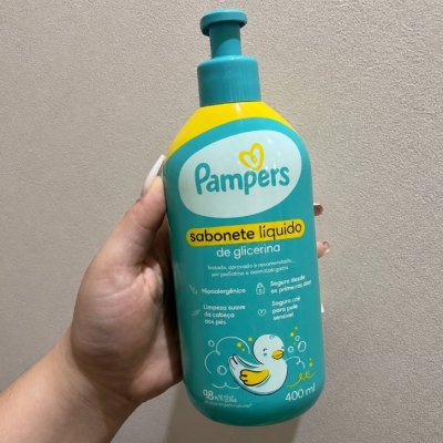 Sabonete Liquido Glicerina Pampers 400ml