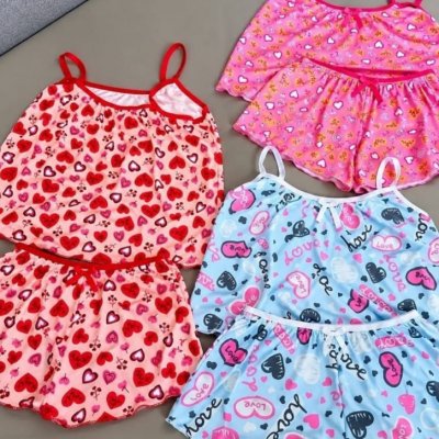 Kit 3 Baby Doll Conjunto