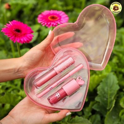Kit de Gloss Labial e Lápis Labial Fran Love
