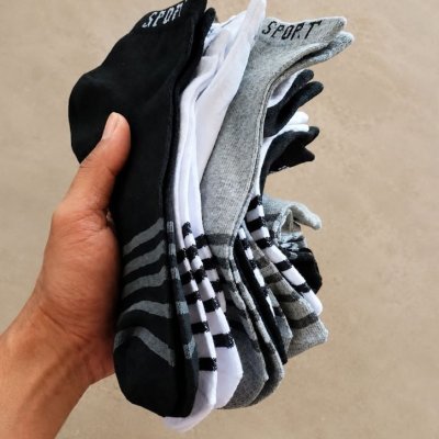 🧦  Kit com 12 Pares De Meias Cano Curto