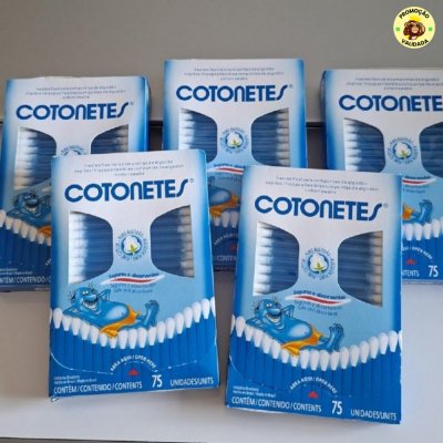 Cotonetes de Algodão com Hastes Flexíveis